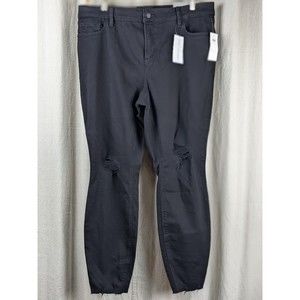 Old Navy Womens Plus Size Rockstar Super Skinny High Rise Black Jeans Size 20